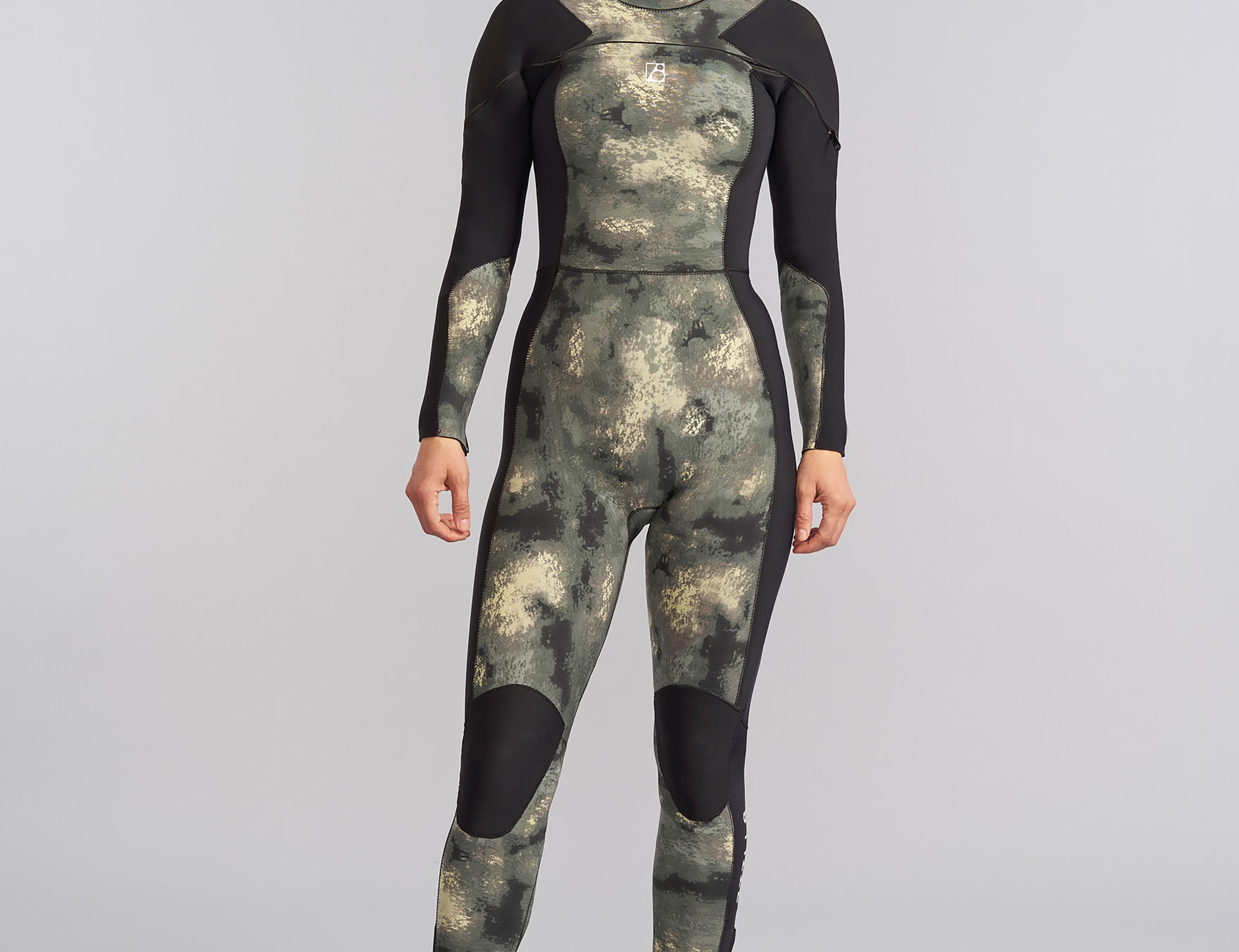 Custom Womens Dive U-zip Hooded Fullsuit