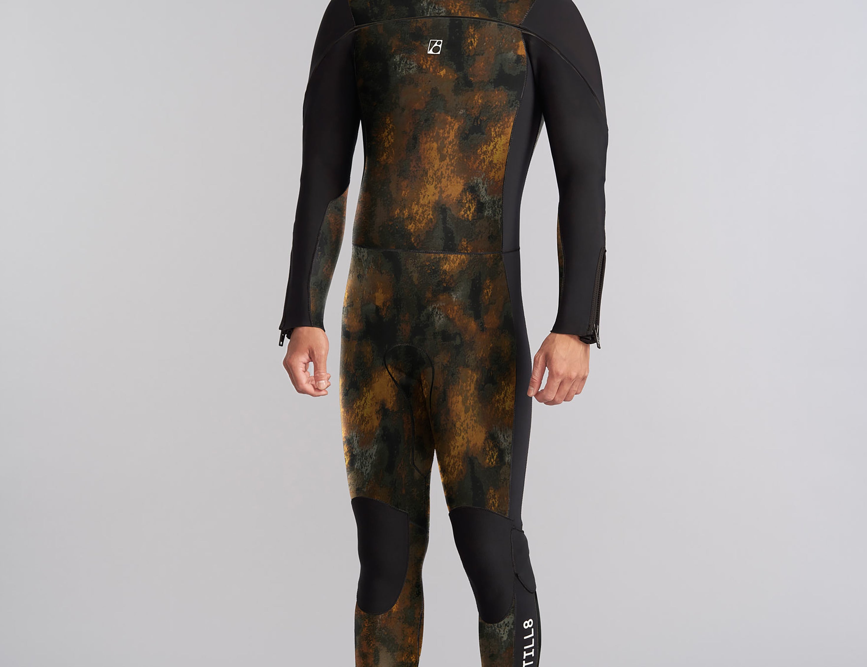 Custom Mens Dive U-zip Hooded Fullsuit