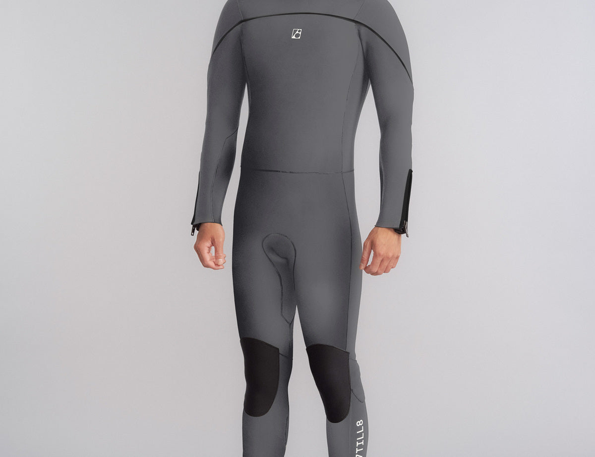 Custom Mens Dive U-zip Hooded Fullsuit