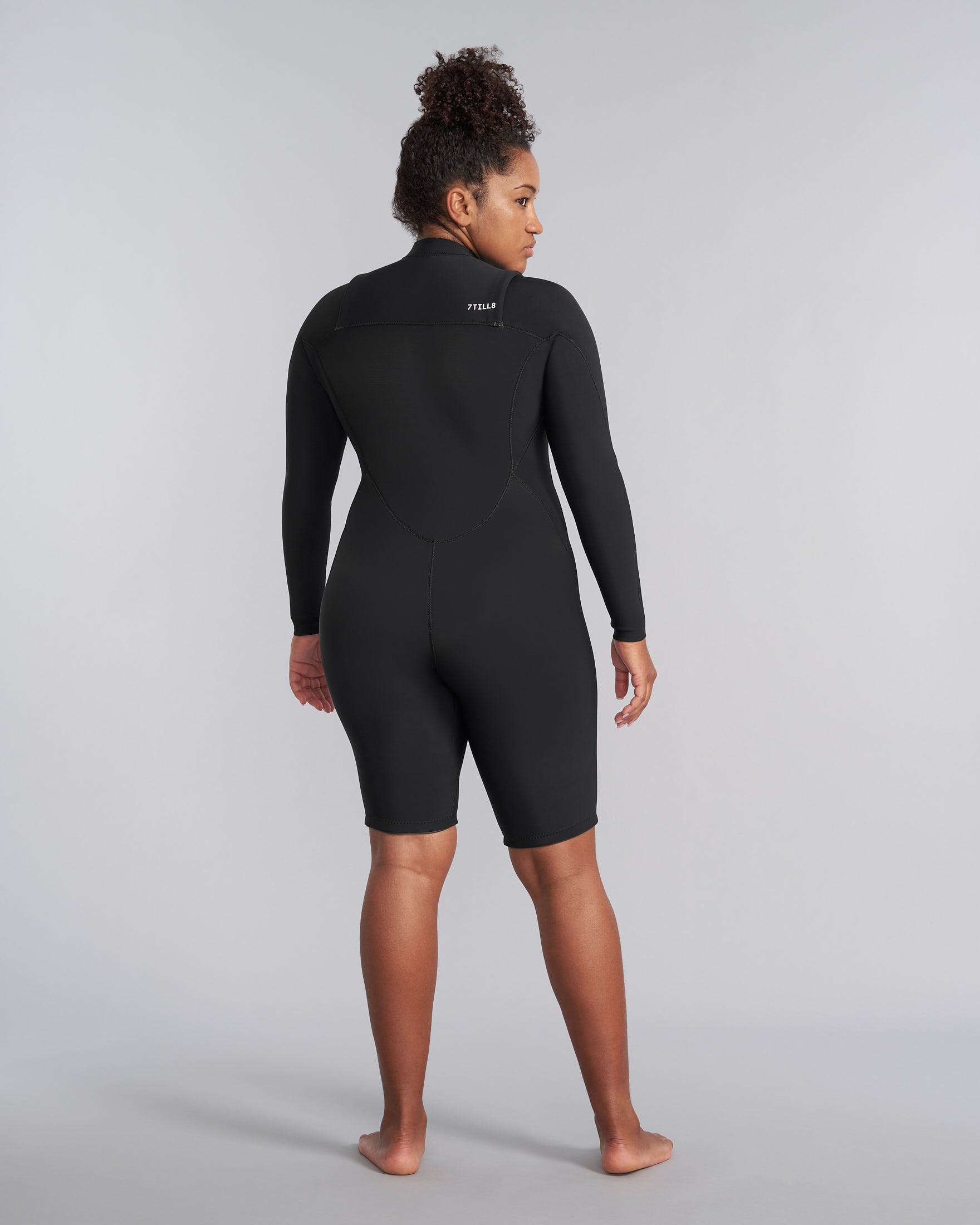 sea×me wet suit Long spring ダルメシアン柄